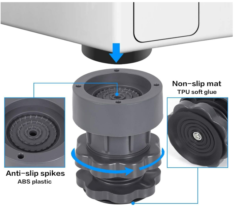 Anti-Vibration Washing Machine Pads(4 Pcs Set)