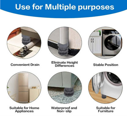 Anti-Vibration Washing Machine Pads(4 Pcs Set)